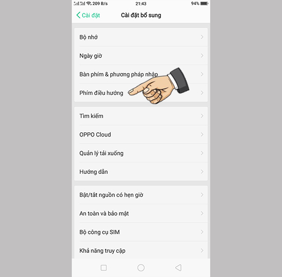 Kích hoạt tính năng